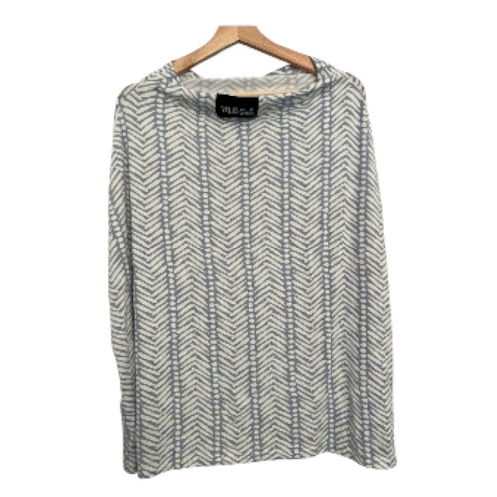 NWOT Boho White and Blue Print Milk Snob 5 in 1 Cover